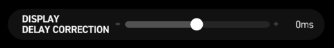 DISPLAY DELAY CORRECTION