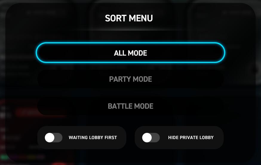 lobby_sortmenu